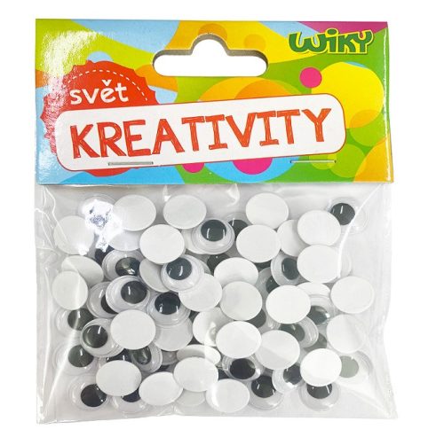 Kreativity Pohyblivé oči 12mm/80ks