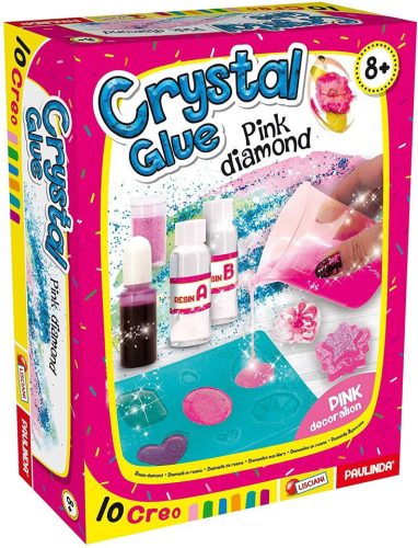 Tvorba diamantov Crystal Glue modré diamanty