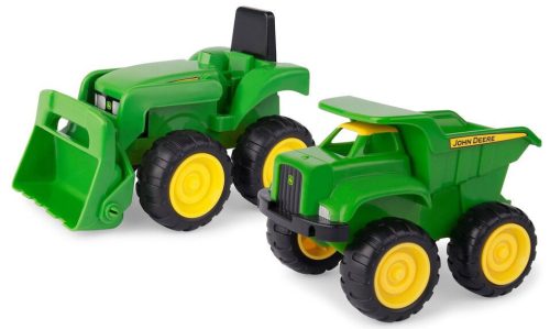 John Deere Kids traktor és dömper 16cm