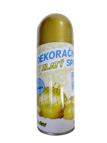 Dekoračný sprej zlatý 250ml