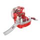 Tűzoltóállomás készlet bőröndben, lifttel + 2 db autó + 1 db helikopter 44 x 17 x 19 cm
