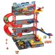 Emeletes parkolóház 59cm + 3 db fémautó + helikopter + kiegészítők