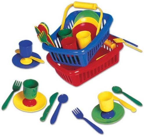 Piknik mini set v košíku