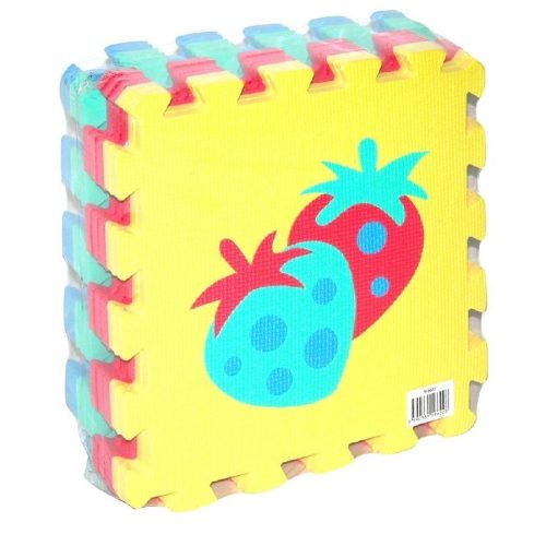 Mäkké puzzle bloky ovocie 30cm