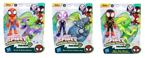 Marvel Spidey Amazing Friends játék Spidey barátai figura dínókkal (többféle) 1 szett