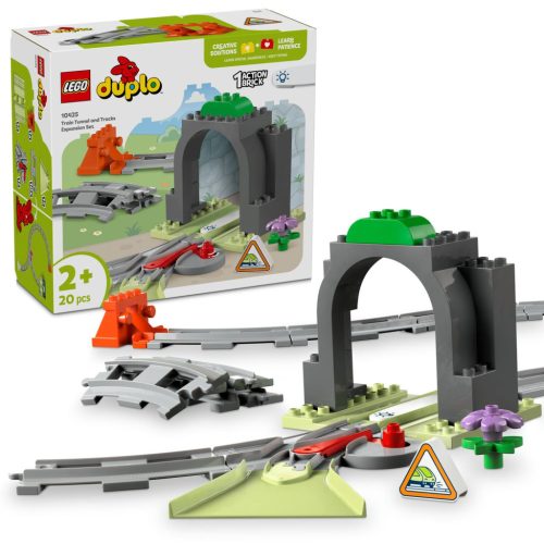 LEGO DUPLO 10425 Vonatalagút és sínek kiegészítő szett