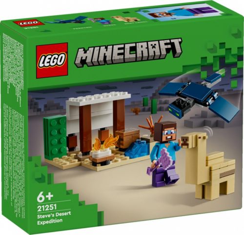 LEGO Minecraft 21251 Steve sivatagi expedíciója