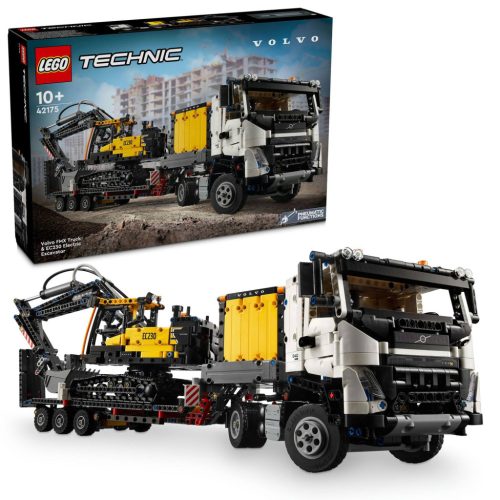 LEGO Technic 42175 Volvo FMX teherautó és EC230 elektromos markoló