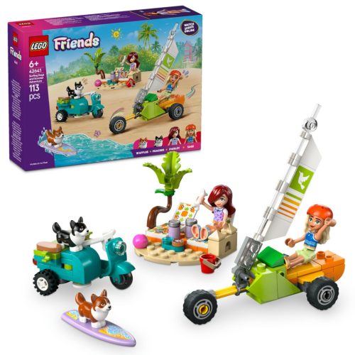 LEGO Friends 42641 Szörföző kutyák és robogós kalandok