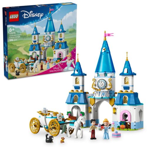 LEGO Disney Princess 43275 Hamupipőke kastélya és hintója