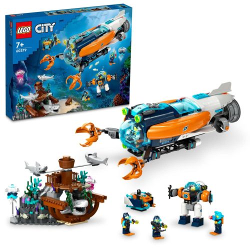 LEGO City 60379 Mélytengeri kutató tengeralattjáró