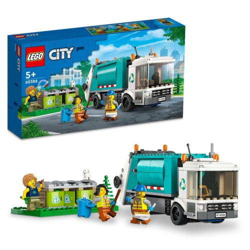 LEGO City 60386 Szelektív kukásautó