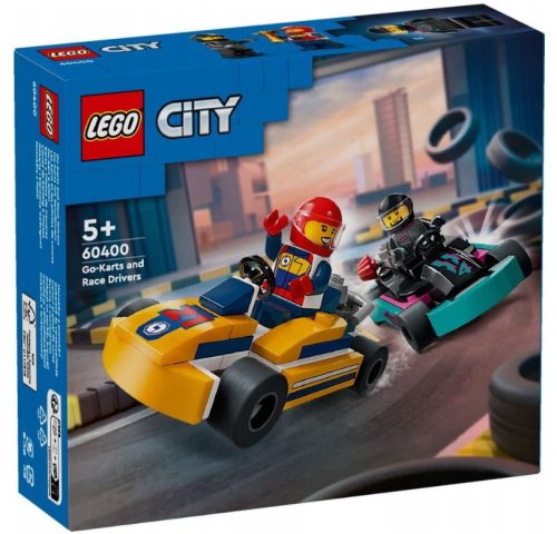 LEGO City 60400 Gokartok és versenypilóták
