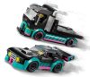 LEGO City 60406 Versenyautó és autószállító teherautó