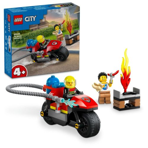 LEGO City 60410 Tűzoltó motorkerékpár