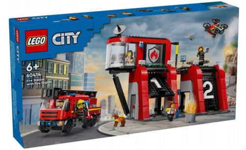 LEGO City 60414 Tűzoltóállomás és tűzoltóautó