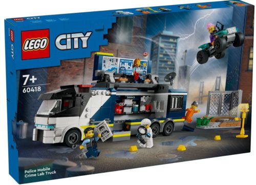 LEGO City 60418 Rendőrségi mozgó bűnügyi labor