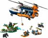 LEGO City 60437 Dzsungelkutató helikopter a bázison