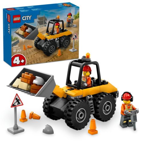 LEGO City 60450 Sárga kerekes rakodógép