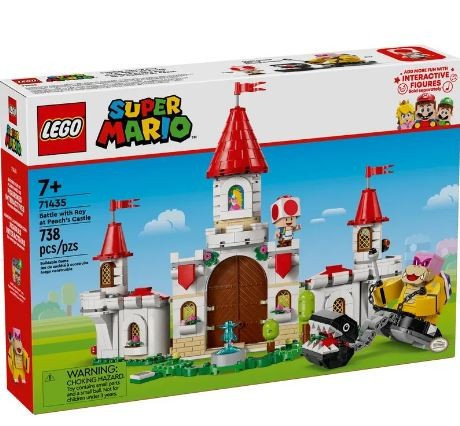 LEGO Super Mario 71435 Roy támadása Peach kastélyánál