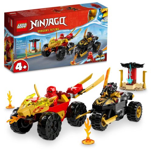 LEGO Ninjago 71789 Kai és Ras autós és motoros csatája