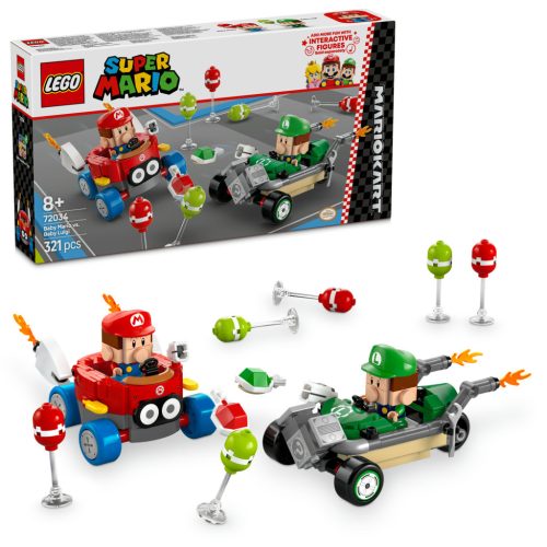 LEGO Super Mario 72034 Mario Kart™ – Baby Mario és Baby Luigi