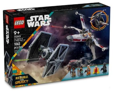 LEGO Star Wars 75393 TIE Fighter és X-Wing mix