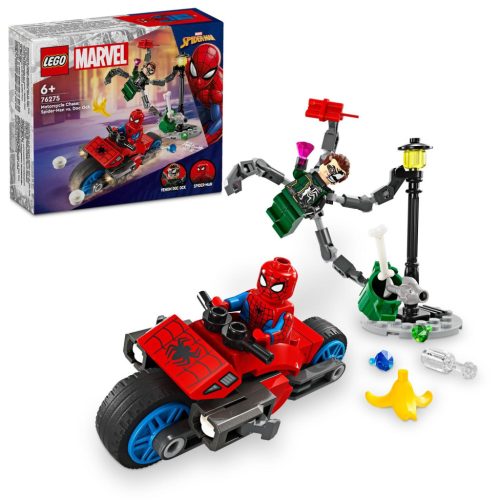 LEGO Marvel 76275 Motoros üldözés: Pókember vs. Doc Ock