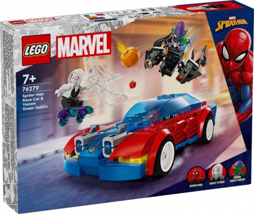 LEGO Marvel 76279 Pókember versenyautó & Venomizált Zöld Manó