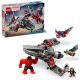 LEGO Marvel 76292 Amerika Kapitány vs. Vörös Hulk csata