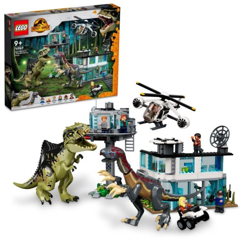 LEGO Jurassic World 76949 Giganotosaurus és therizinosaurus támadás