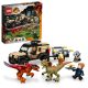 LEGO Jurassic World 76951 Pyroraptor és Dilophosaurus szállítás
