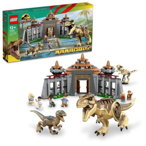 LEGO Jurassic World 76961 Látogatóközpont: T-Rex és raptortámadás