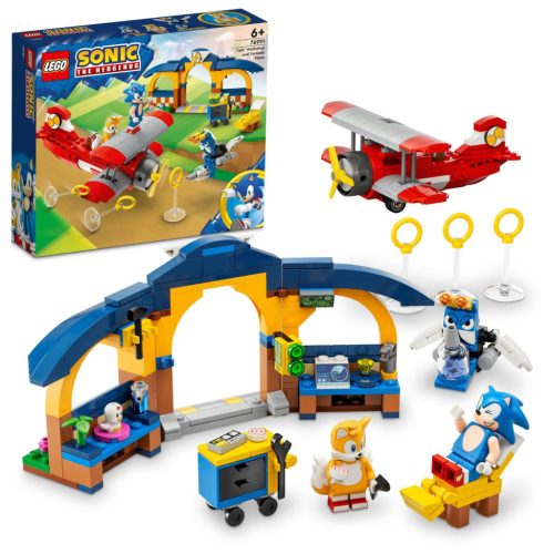 LEGO Sonic 76991 Tails műhelye és Tornado repülőgépe