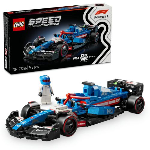 LEGO Speed Champions 77246 Visa Cash App RB VCARB 01 F1® versenyautó