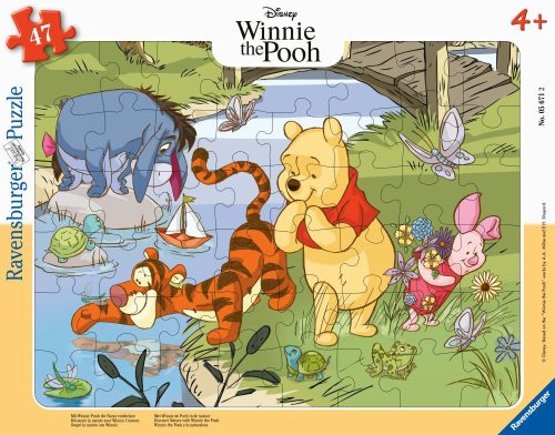 Ravensburger puzzle Micimackó felfedezi a természetet 47 db
