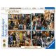Ravensburger puzzle Harry Potter 4x100db 400 db