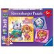 Ravensburger puzzle Mancs őrjárat Skye és Everest 3x49db 147 db