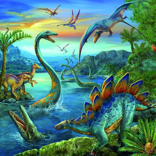 Ravensburger puzzle Dinoszauruszok 3x49db 147 db