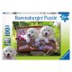 Ravensburger puzzle XXL Pihenő kiskutyák 100 db