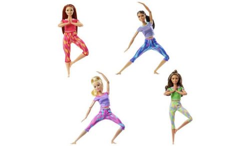 Barbie - In motion (mozgásban) hajlékony Barbie jógababa