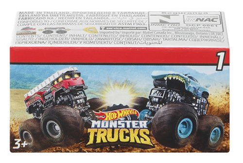 Hot Wheels Monster Truck MINI indítóval (többféle) 1db