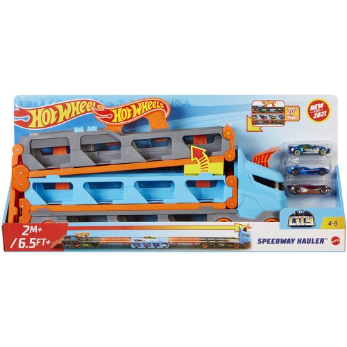 Hot Wheels Ultimate Szállító kamion 2 az 1-ben (Speedway Hauler)