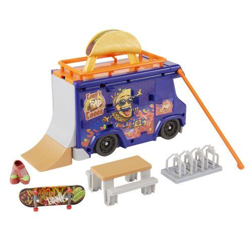 Hot Wheels Skate gördeszka Taco teherautó készlet (Taco Truck Play Case)