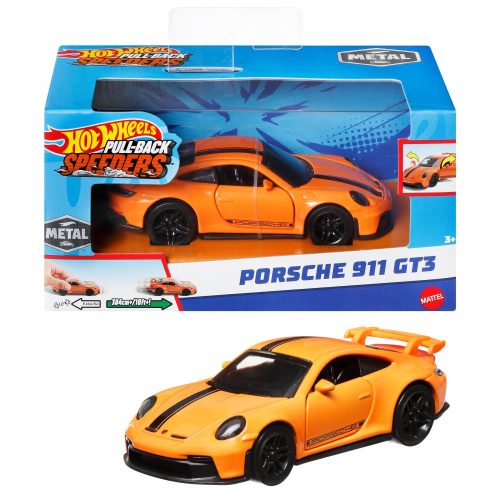 Hot Wheels Pull Back Speeders hátrahúzható autó (többféle) 1db