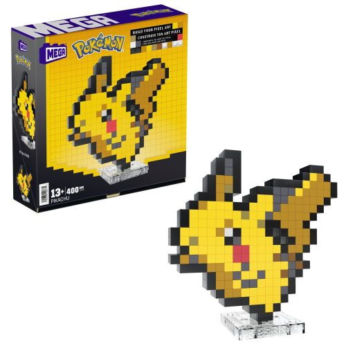 Mega Bloks Pokemon Pixel Art Pikachu építőkockák készlet