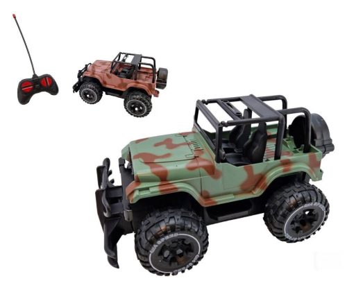 Terénne auto Jeep RC s efektmi 1:16