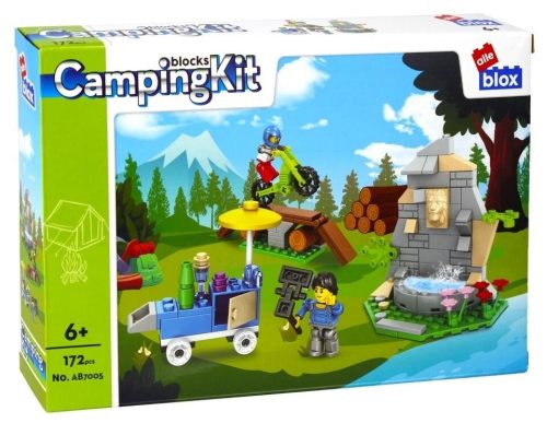 Építőjáték Alleblox CampingKit 172db