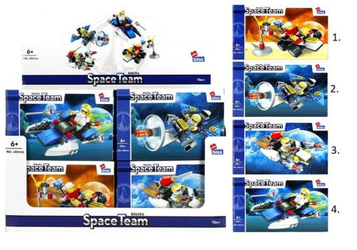 Stavebnica Alleblox Space Team 50-60ks/4druhy