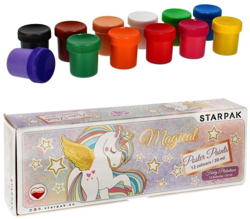 Magické plagátové farby Unicorn 20ml/12ks